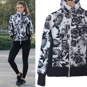Lululemon Black White Calm & Cozy Jacket
